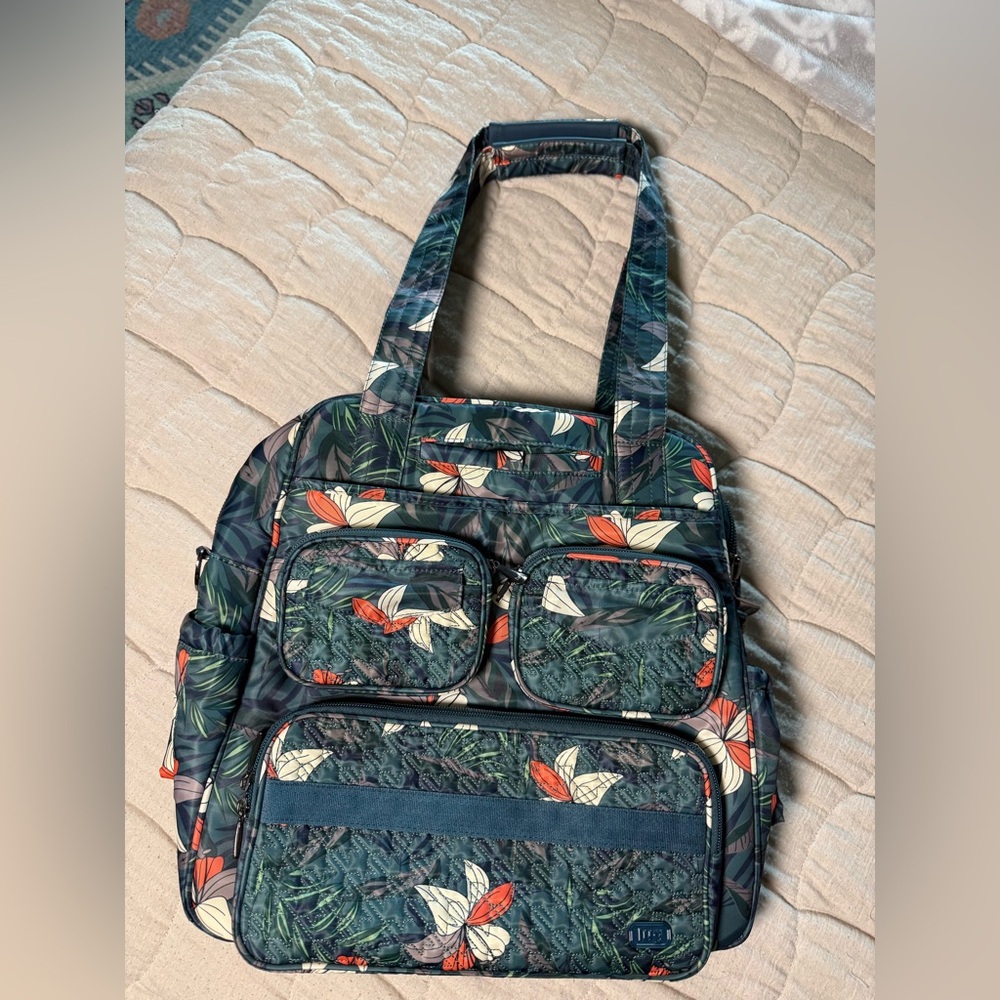 Lug Puddle Jumper tote in Lily Teal